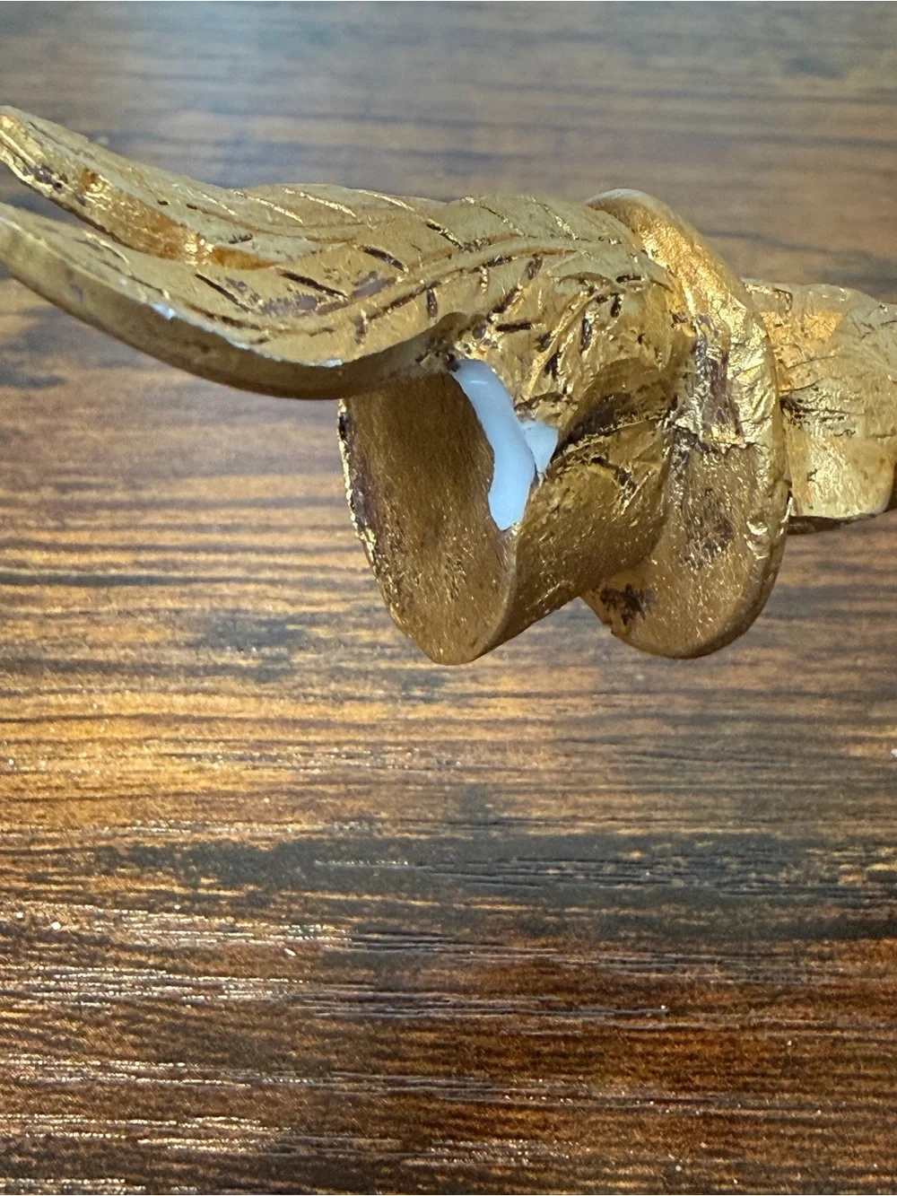 Decorative Gold Peacock Wall Hooks - Set of 2